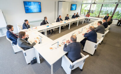 El viceconsejero de Economía de la Comunidad de Madrid, Manuel Llamas, participa en los Desayunos de Madrid Excelente