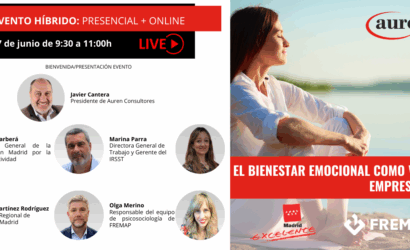 La salud mental protagoniza la jornada de formación ‘El bienestar emocional como valor empresarial’