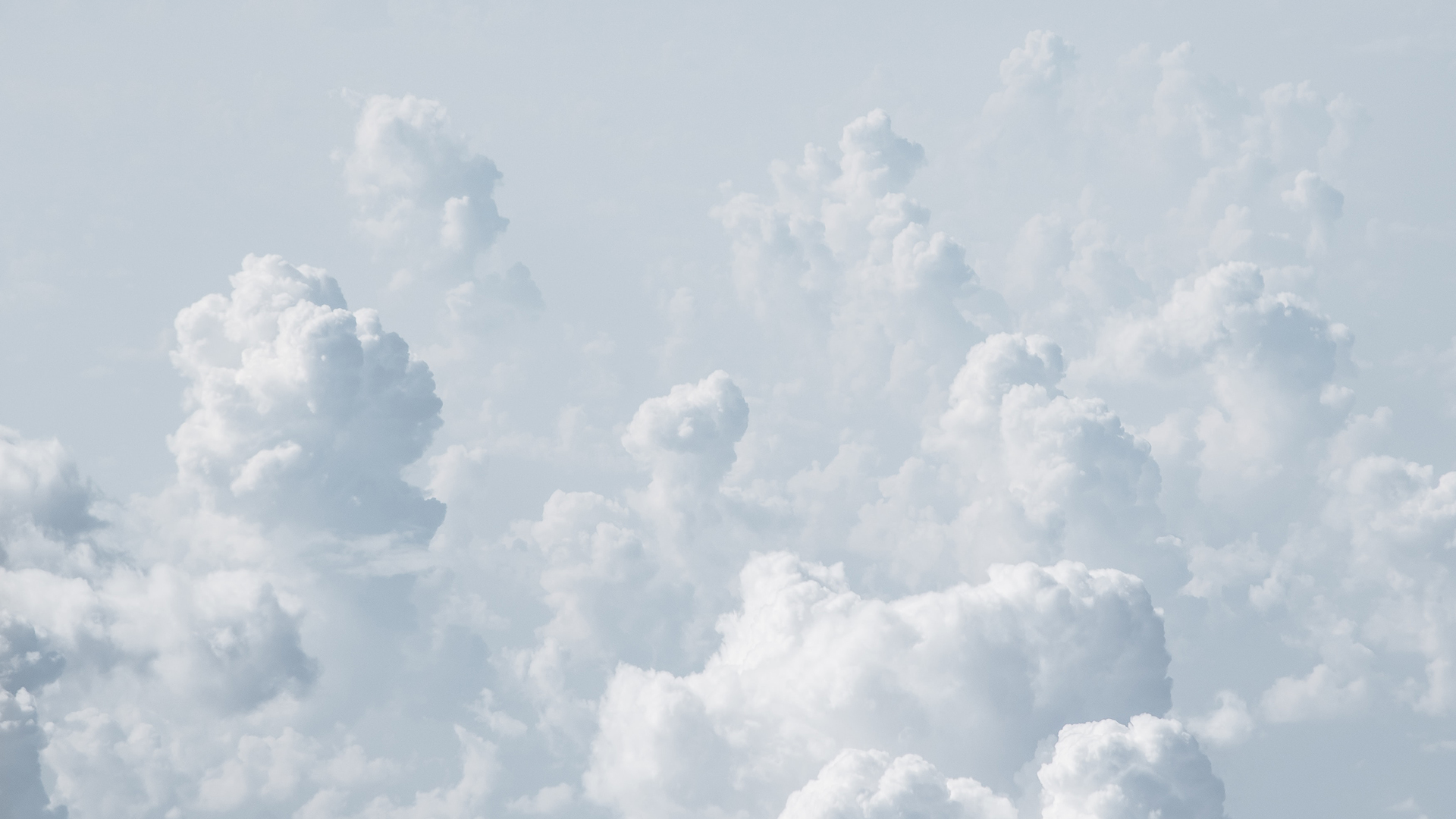 Nubes en el cielo.