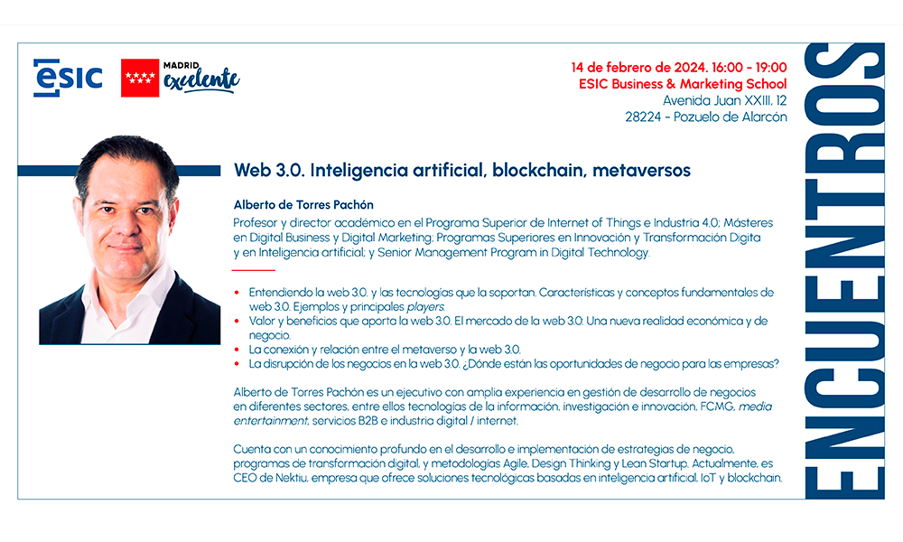Web 3.0. Inteligencia artificial, blockchain, metaversos