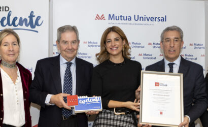 La Comunidad de Madrid reconoce a Mutua Universal con el sello Madrid Excelente por su compromiso social y su apuesta por la sostenibilidad y la innovación