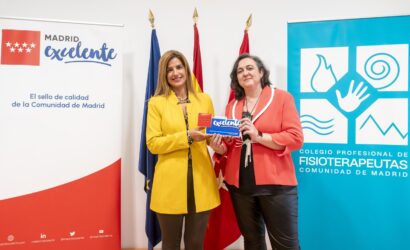 El Colegio Profesional de Fisioterapeutas de Madrid revalida el sello “Madrid Excelente” por su gestión en el ámbito económico, social y ambiental