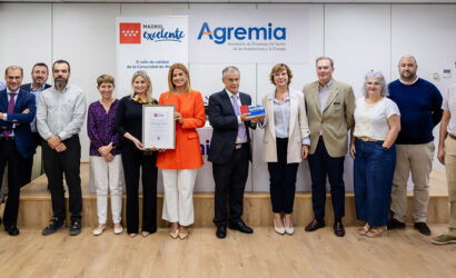 Agremia cumple 10 años con el sello de calidad Madrid Excelente