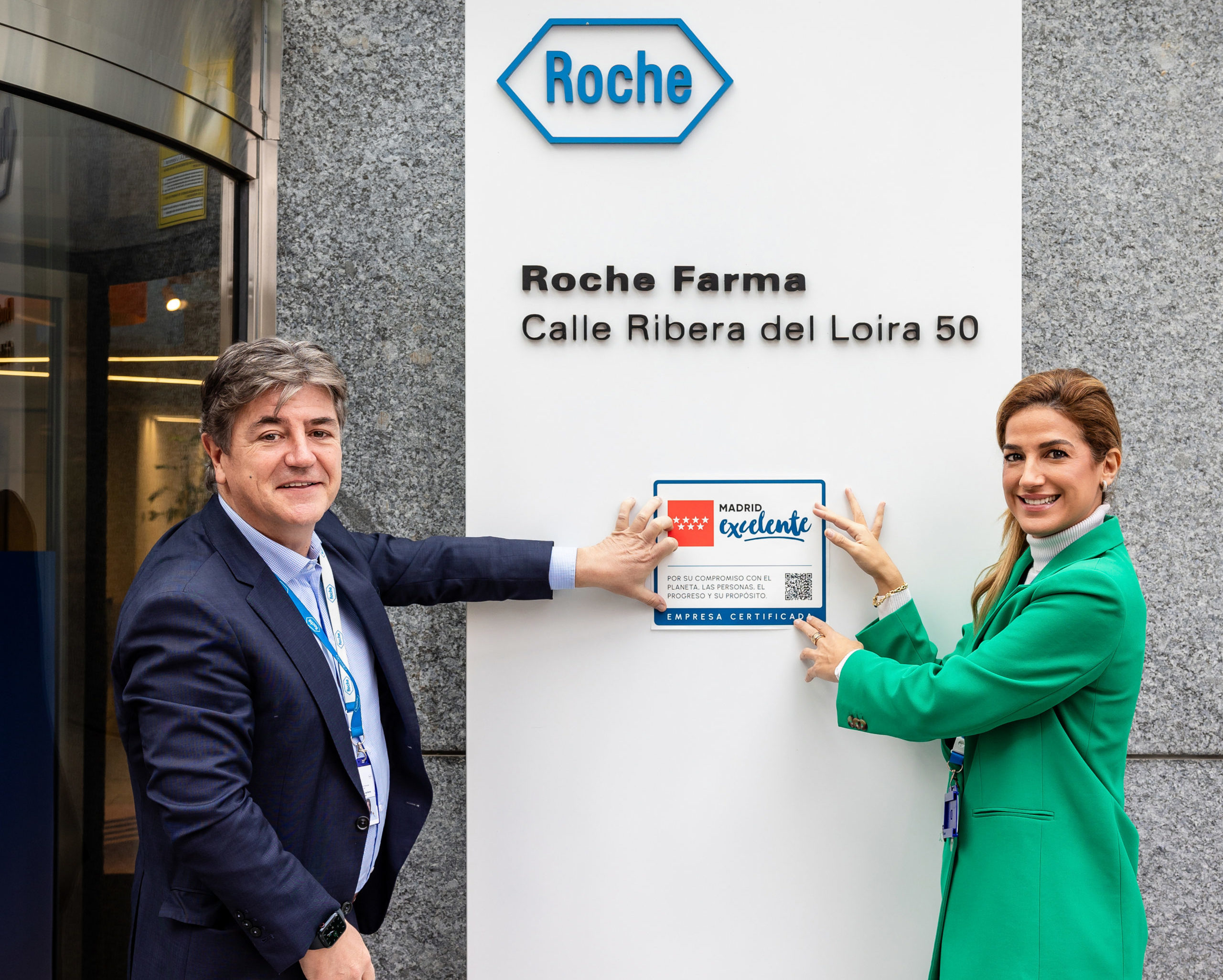 Roche Farma España renueva el Sello de Calidad Madrid Excelente por su compromiso con la excelencia empresarial