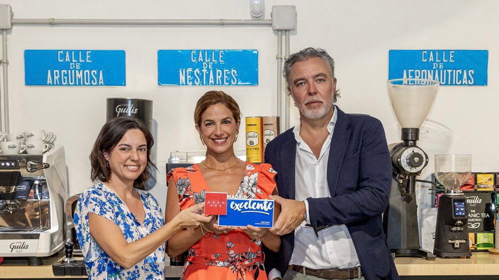 Madrid Excelente entrega el sello de calidad a Café Guilis, la empresa que más café produce en la Comunidad de Madrid