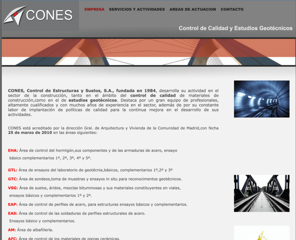EMPRESA CONES MADRID EXCELENTE