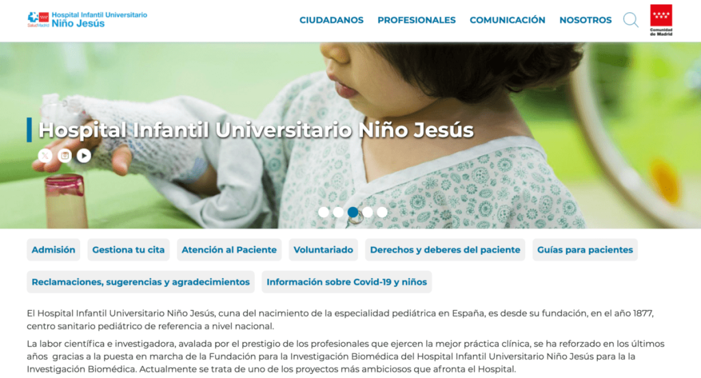 EMPRESA-Hospital-Universitario-Niño-Jesús-MADRID-EXCELENTE