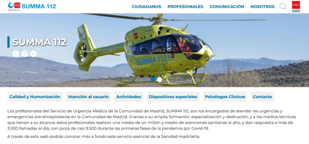 EMPRESA-SUMA 112-MADRID-EXCELENTE