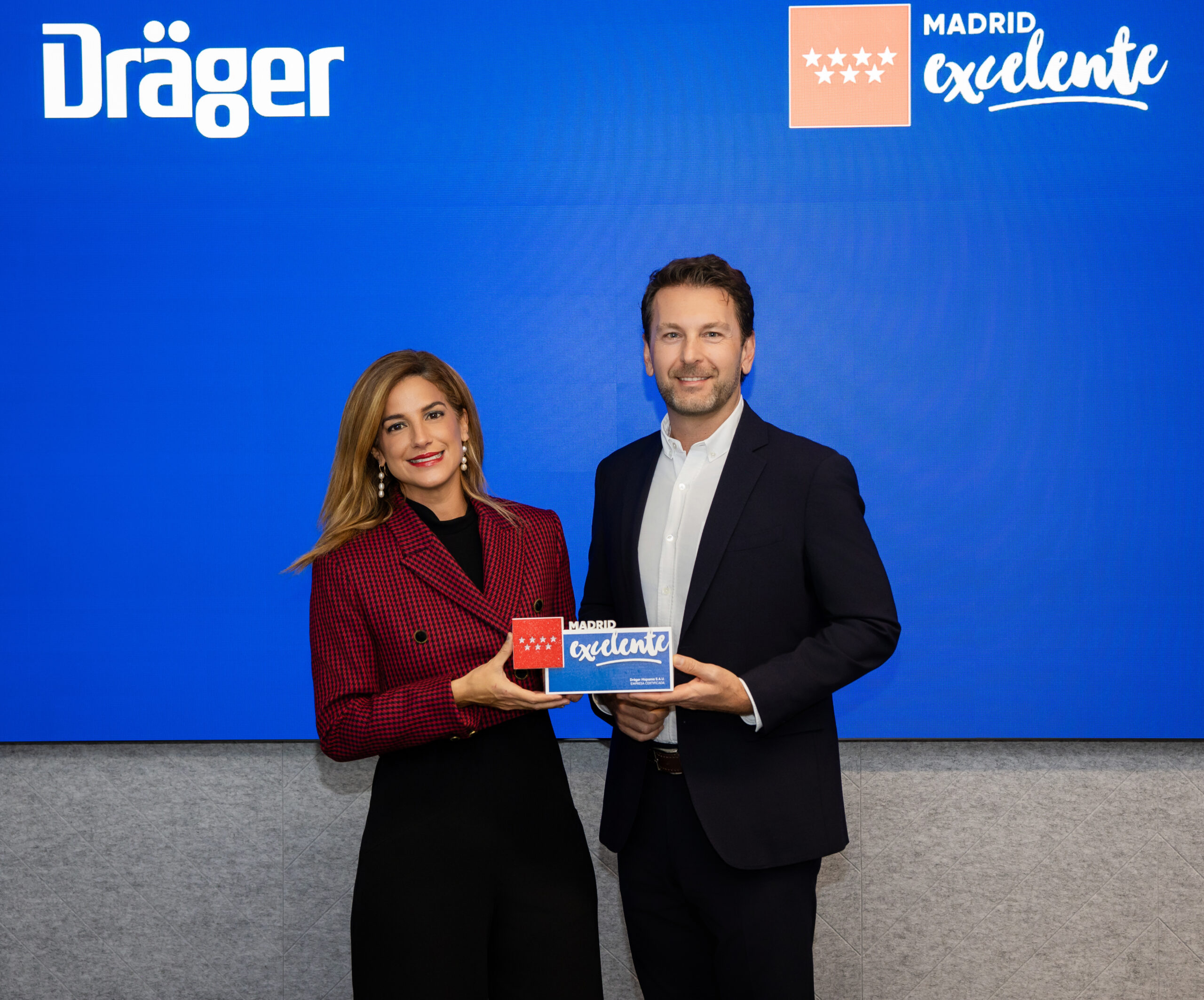 La Comunidad de Madrid ha otorgado el sello de calidad Madrid Excelente a Dräger Hispania por su liderazgo en innovación y sostenibilidad