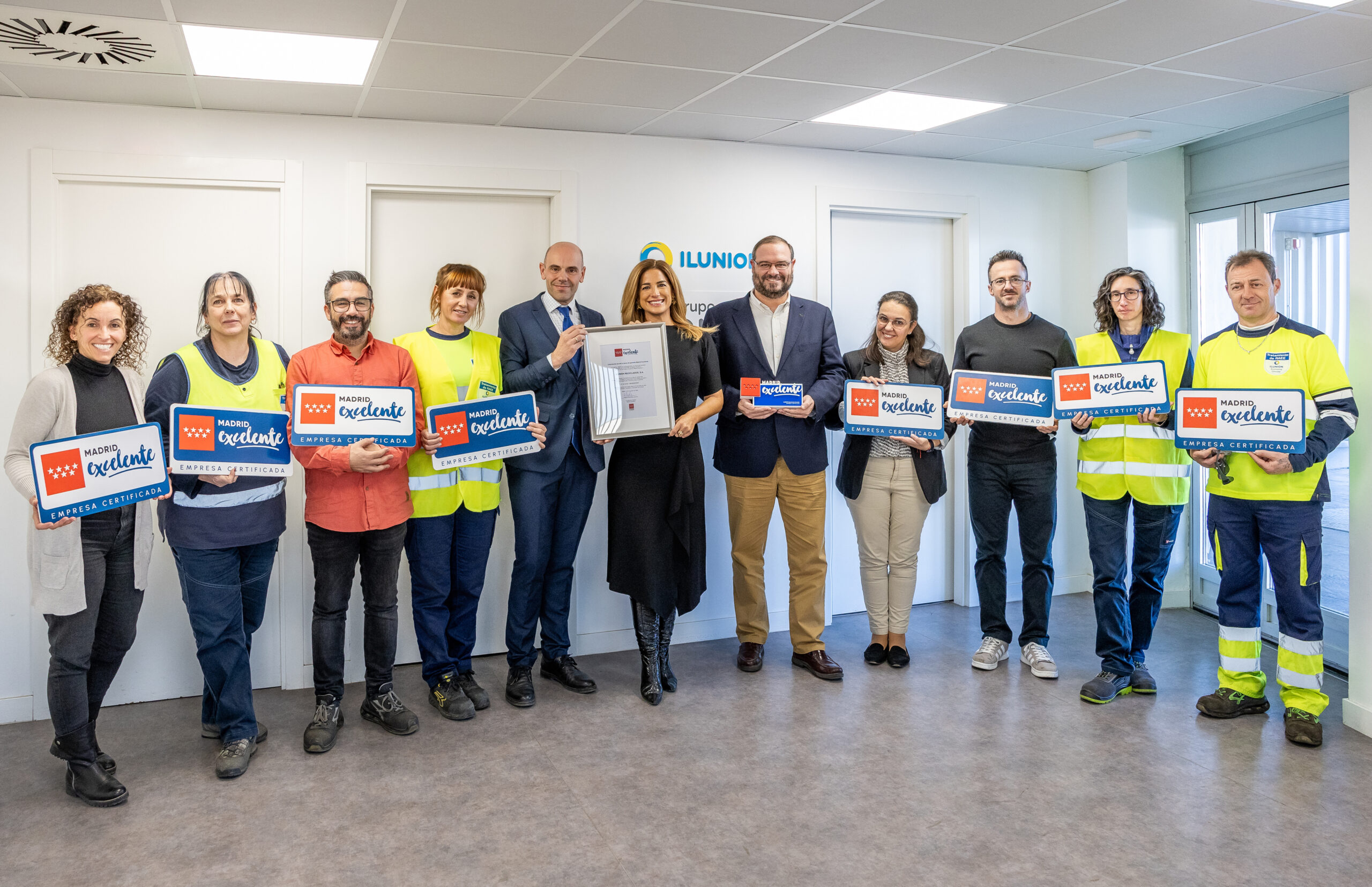 La Comunidad de Madrid otorga el sello Madrid Excelente a ILUNION Economía Circular por su liderazgo en la gestión de residuos