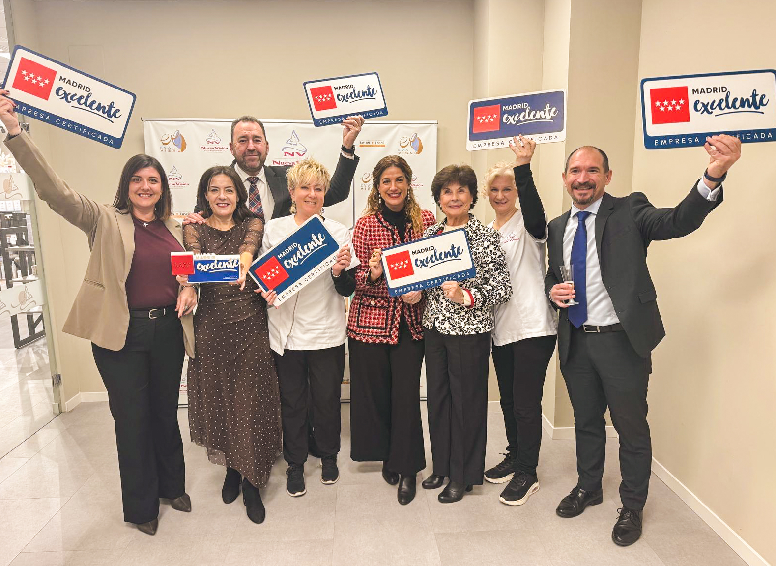 La Comunidad de Madrid distingue a Nueva Visión, única empresa de distribución de estética con el sello Madrid Excelente